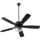 Ovation Patio 52 inch Matte Black Patio Fan