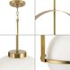 Delayne 1 Light 16 inch Brushed Bronze Pendant Ceiling Light