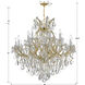 Maria Theresa 19 Light 38 inch Gold Chandelier Ceiling Light in Clear Hand Cut