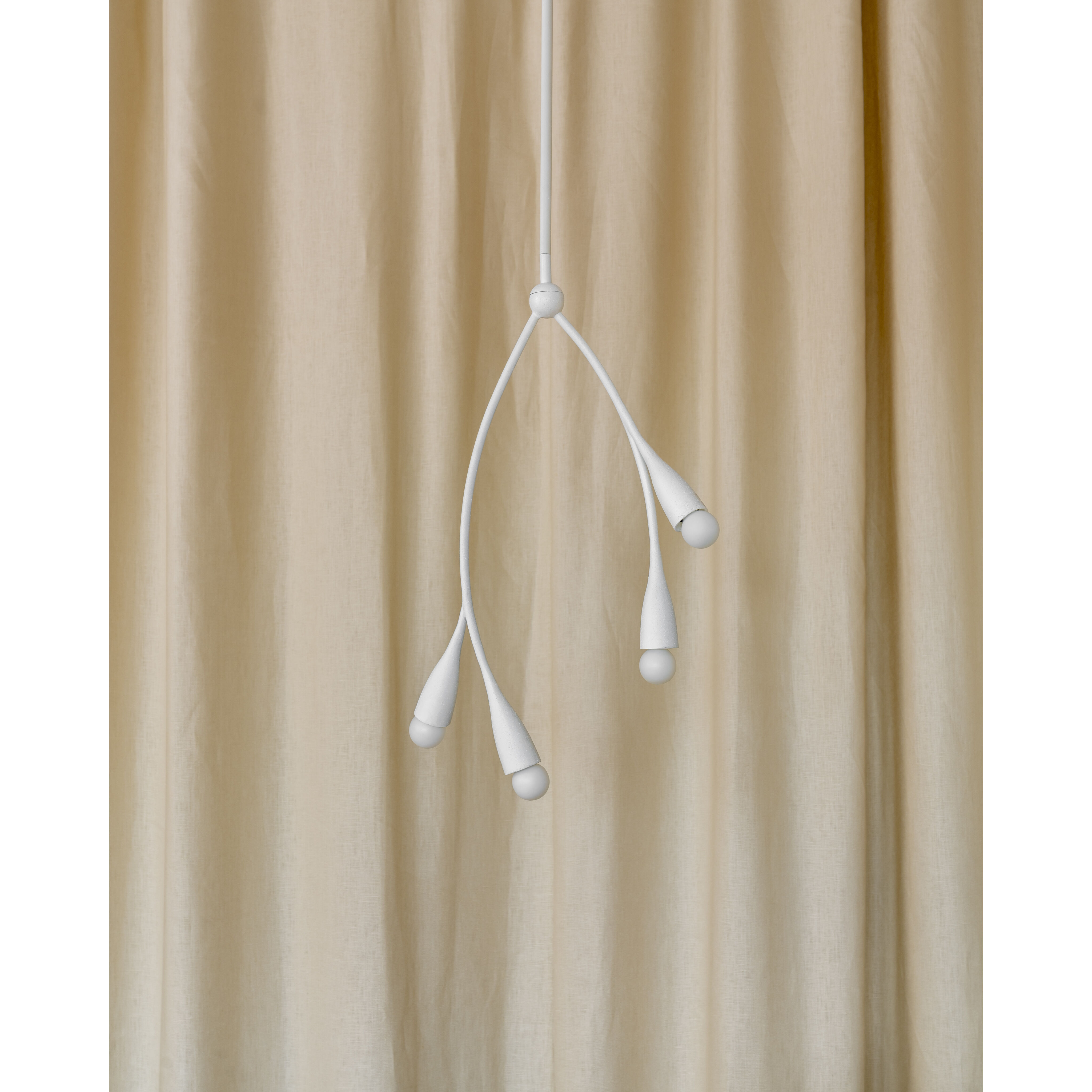 Elsa 4 Light 14 inch Textured White Pendant Ceiling Light