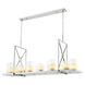 Summit 12 Light 62.99 inch Polished Stainless Steel Chandelier Ceiling Light