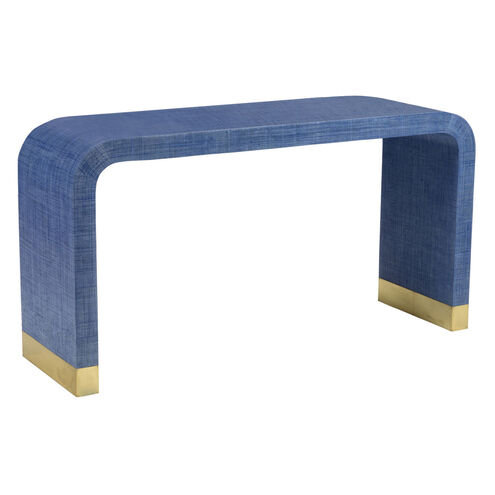 Jamie Merida 60 inch Blue/Antique Console Table