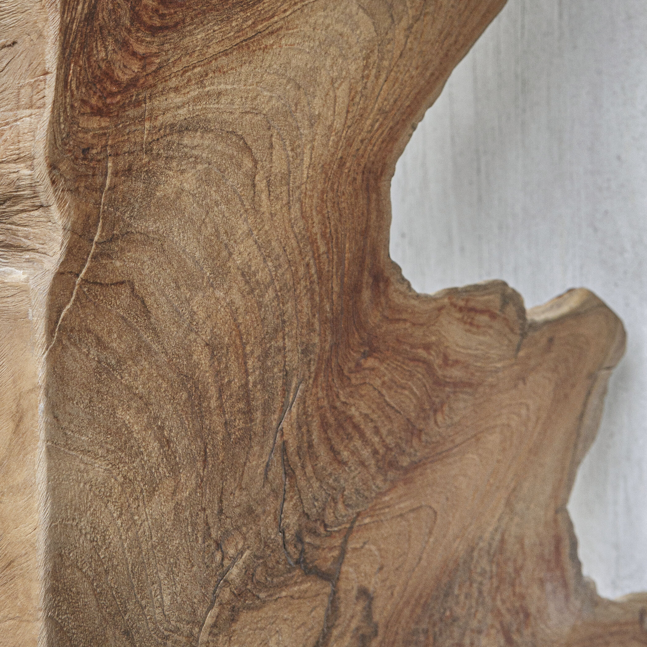 Intersect 24 X 11.75 inch Natural Wood Tone and Aged White Accent Table