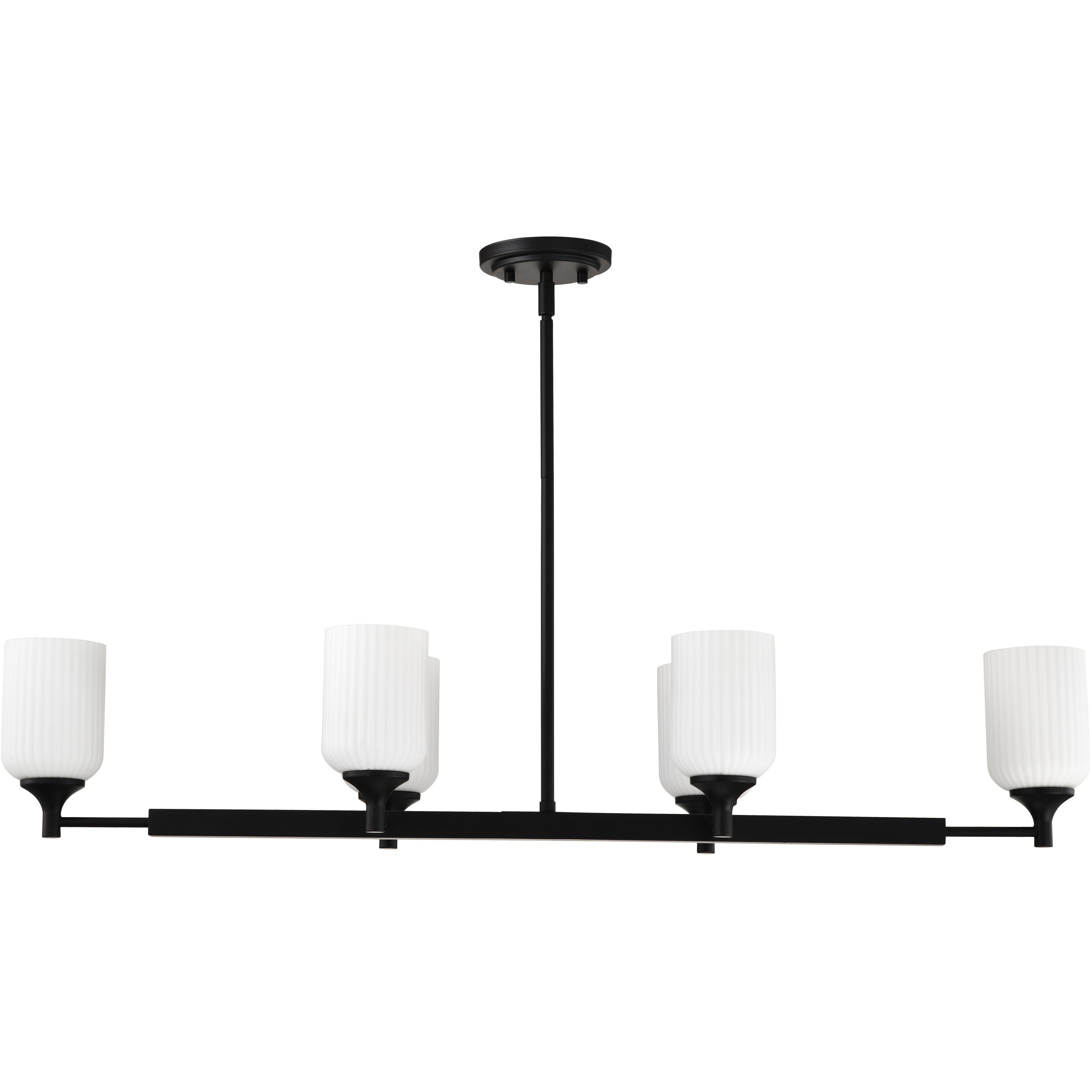 Solara 12 inch Matte Black Pendant Ceiling Light