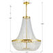 Rylee 8 Light 24.75 inch Antique Gold Chandelier Ceiling Light