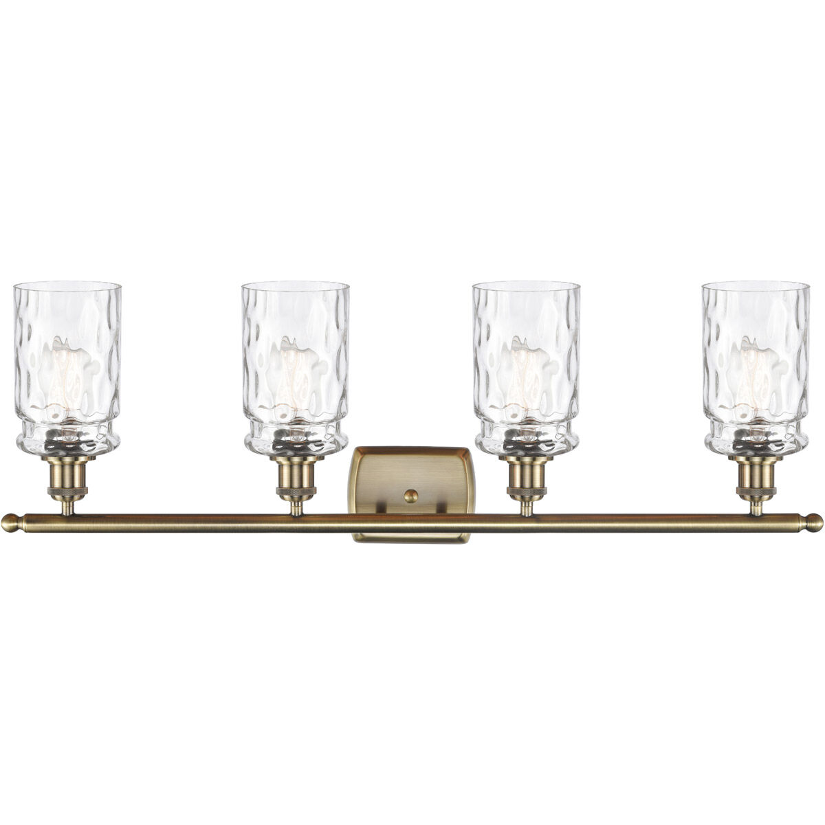 Ballston Candor LED 36 inch Antique Brass Bath Vanity Light Wall Light, Ballston