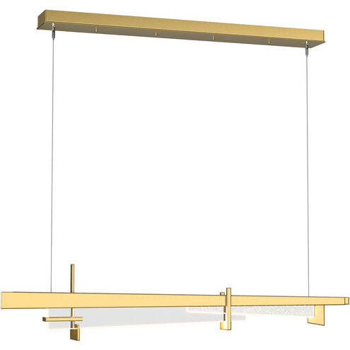 Tenon LED 48 inch Modern Brass Pendant Ceiling Light