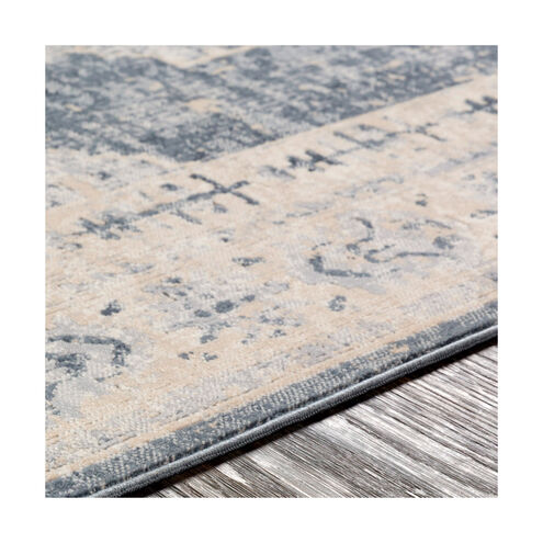 Durham 114 X 80 inch Tan/Gray/Charcoal/Black/Off-White Machine Woven Rug in 7 x 9, Rectangle