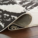 Optika 90 X 63 inch Black/White Rug in 5 x 7