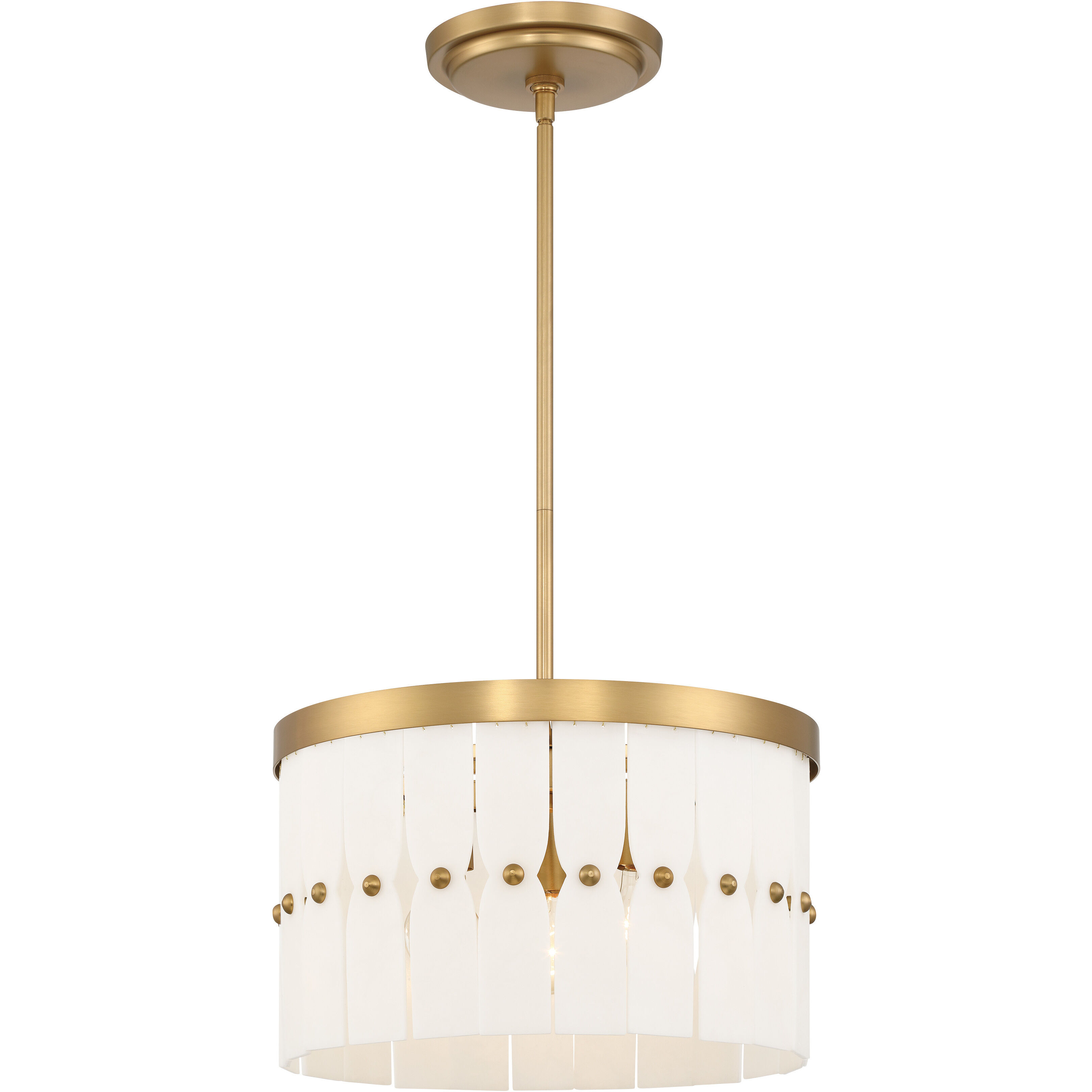 Coronelle 3 Light 16 inch Legacy Brass Convertible Semi-Flush Ceiling Light