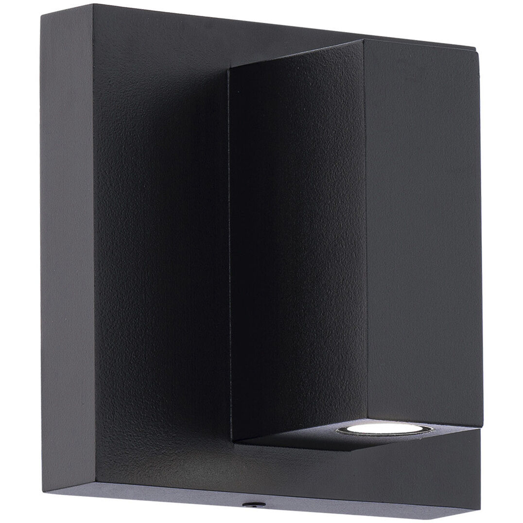 Vue LED 4 inch Black Outdoor Wall Lighting, WAC Limited