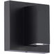 Vue LED 4 inch Black Outdoor Wall Lighting, WAC Limited
