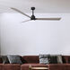 Atlas Alessandra-LK 42 inch Matte Black with Gray Ash Blades Indoor/Outdoor Ceiling Fan