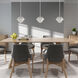 Amsterdam 1 Light 10 inch Brushed Nickel Mini Pendant Ceiling Light