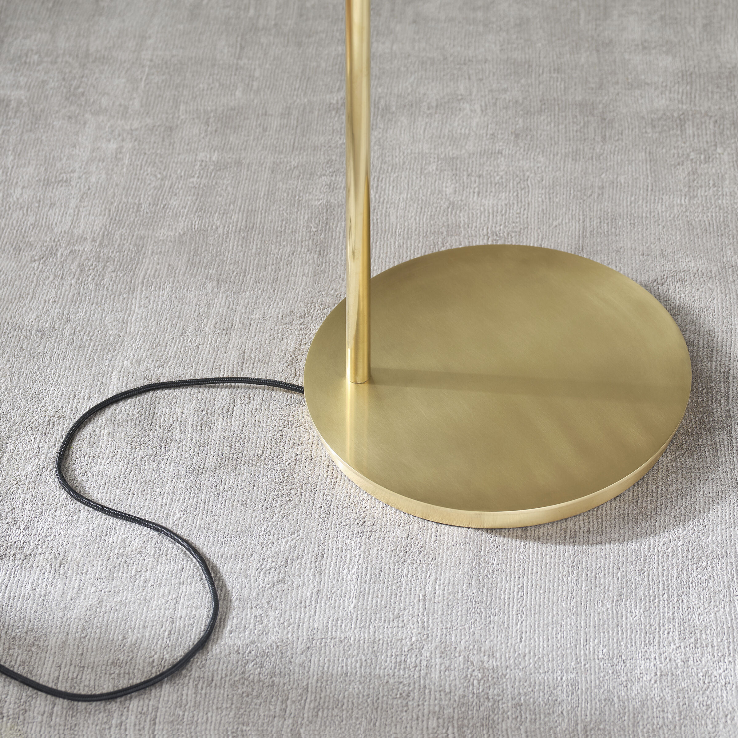 Sean Lavin Poza 41.2 inch 8 watt Hand-Rubbed Antique Brass Floor Lamp Portable Light