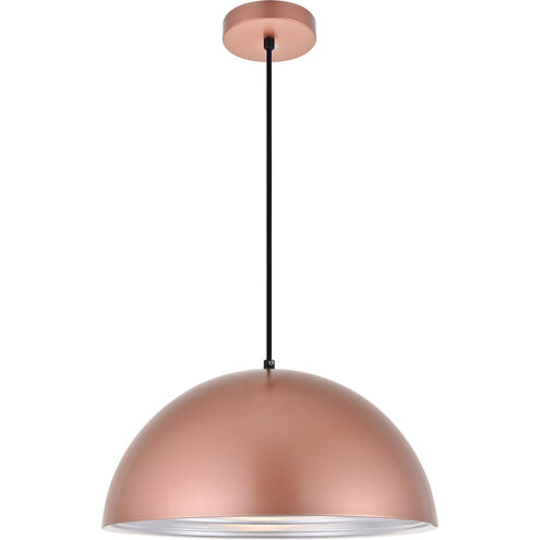 Circa 1 Light 15.5 inch Honey Gold Pendant Ceiling Light