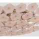 kate spade new york Leighton LED 32.5 inch Polished Nickel Flush Mount Ceiling Light in Blush Tinted Glass, Grande