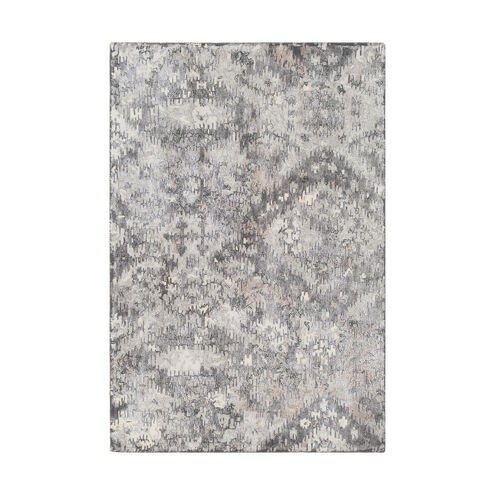 Antigua 90 X 60 inch Charcoal/Medium Gray/Light Gray/Cream/Taupe Rugs, Rectangle