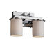 Limoges 2 Light 13 inch Polished Chrome Bath Bar Wall Light in Sawtooth, Incandescent
