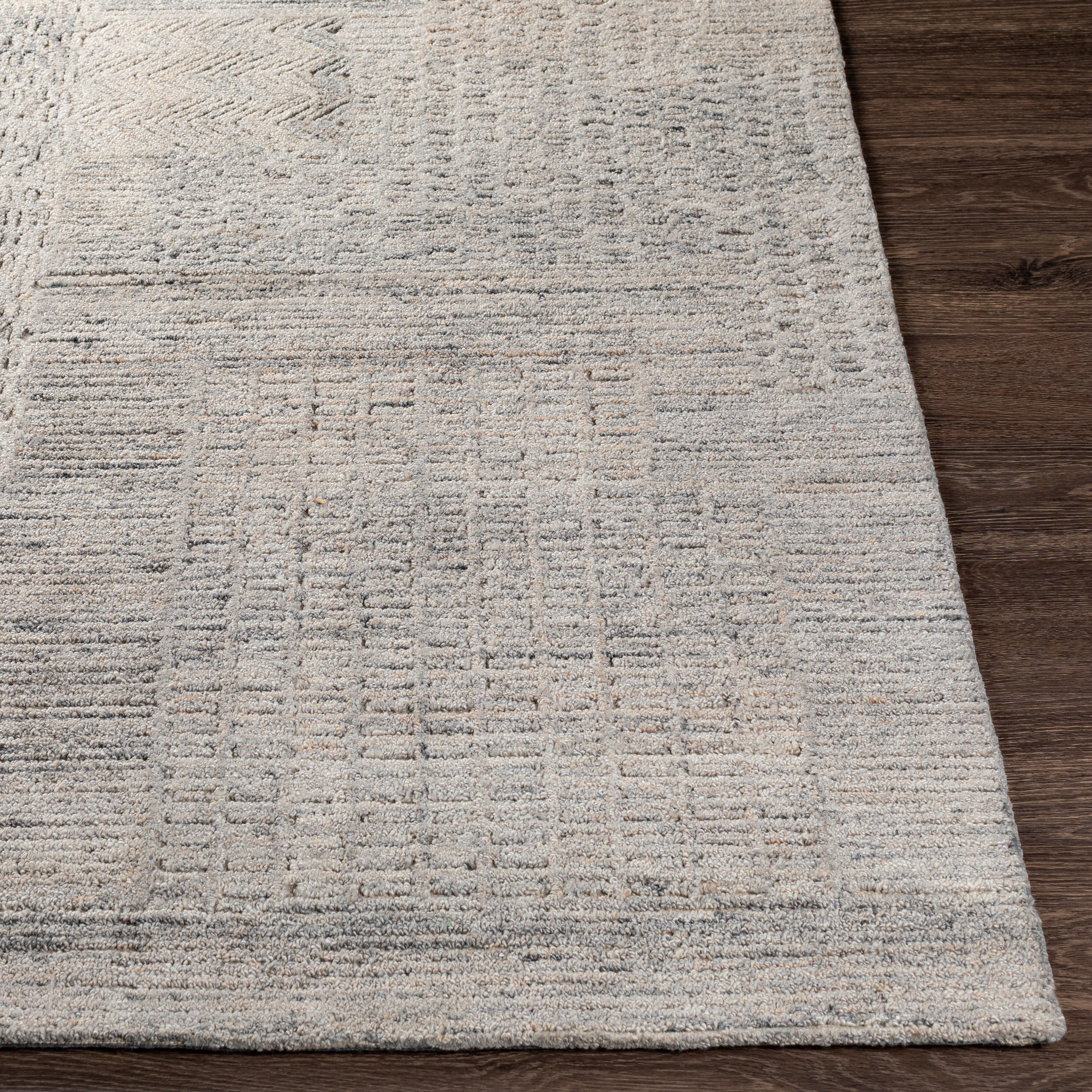 Rosario 36 X 24 inch Charcoal Rug in 2 x 3, Rectangle