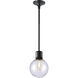 Zigrina 1 Light 7.88 inch Satin Brushed Black Pendant Ceiling Light