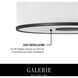 Galerie Halo 4 Light 24.25 inch Brushed Nickel Indoor Flush Mount Ceiling Light