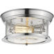 Sonna 2 Light 11 inch Chrome Flush Mount Ceiling Light
