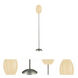 Egg 70 inch 23.00 watt Satin Steel Floor Lamp Portable Light