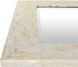 Iridescent 31.9 X 31.9 inch Ivory Mirror, Square
