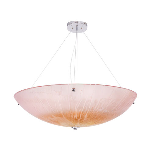 Sundown 3 Light 30 inch Chrome Chandelier Ceiling Light, Private Events