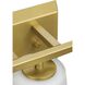 Vertex 3 Light 20.87 inch Brushed Gold Bath Light Wall Light