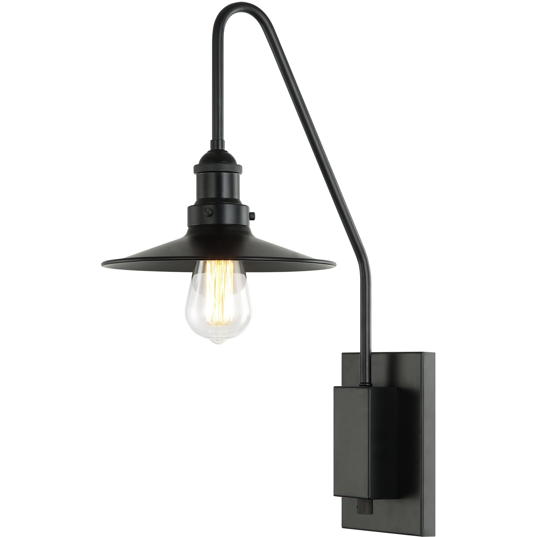 Bingrahm 1 Light 8.75 inch Black Wall Sconce Wall Light