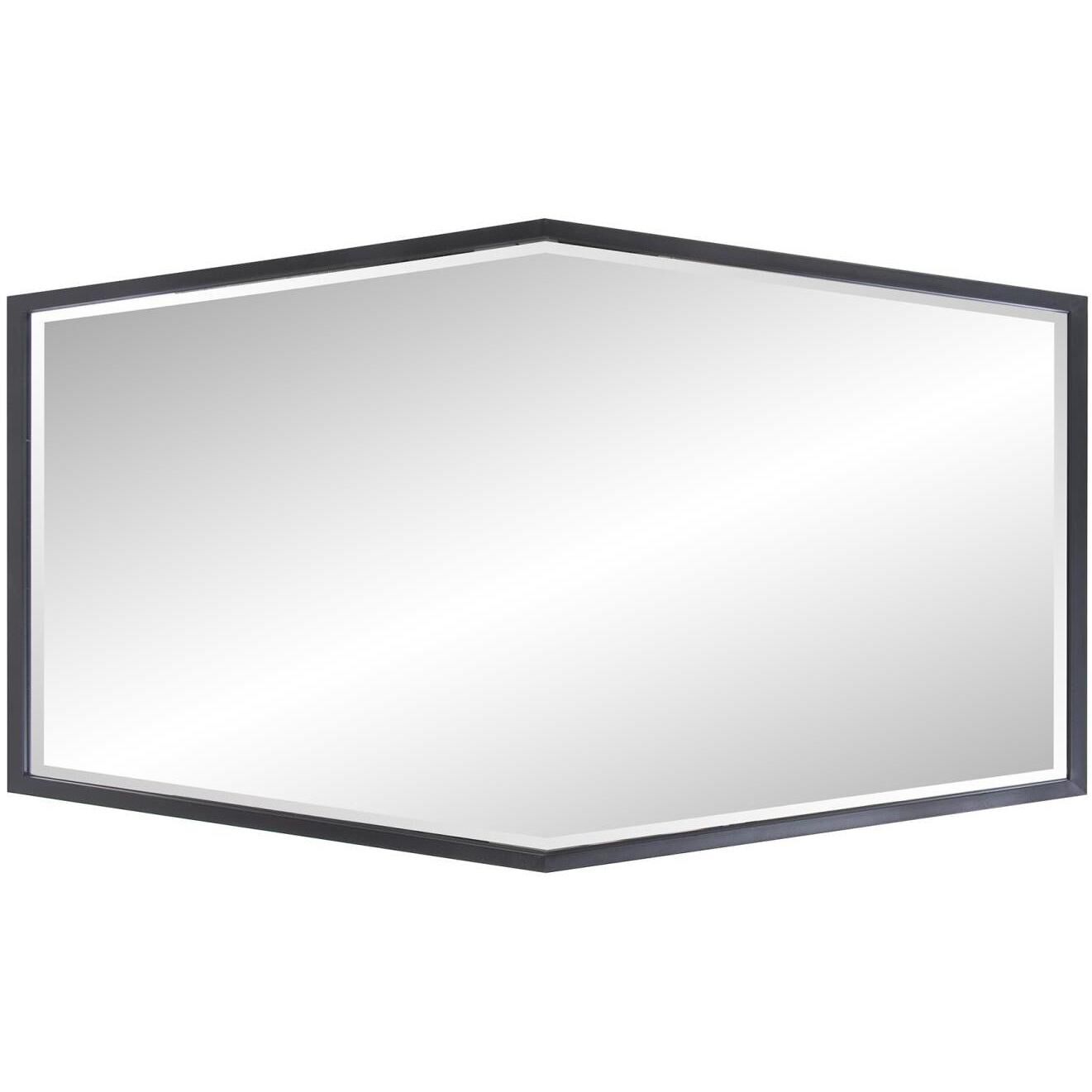 Dekland 46.75 X 27.75 inch Black Mirror