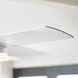 Cirque 56 inch Matte White Ceiling Fan