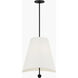 kate spade new york Beauvoir 3 Light 18 inch Midnight Black Hanging Shade Ceiling Light