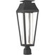 Brookline LED 22.5 inch Black Outdoor Post Lantern