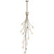 Athena LED 28 inch Antique Gold Chandelier Ceiling Light