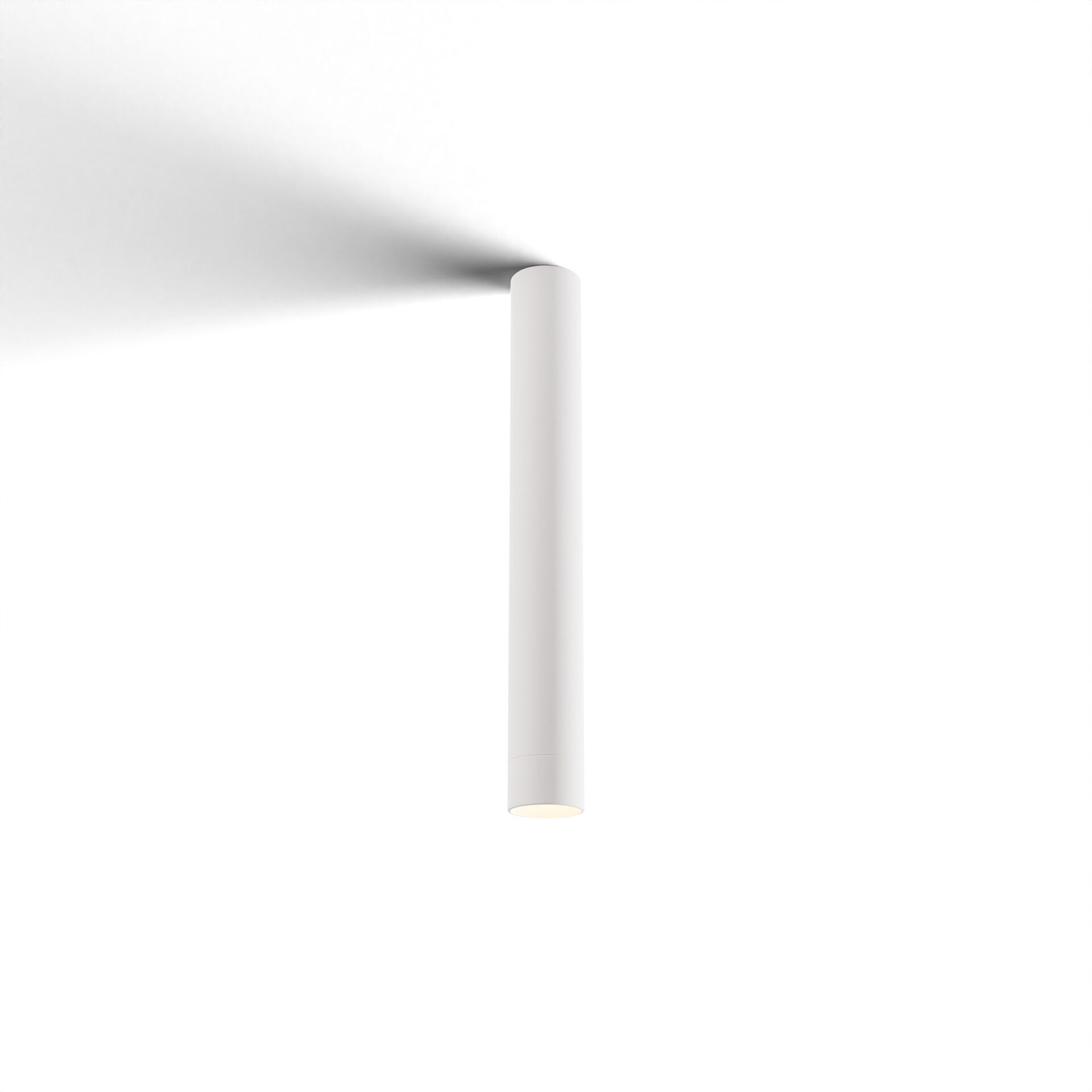 Combi LED 1.5 inch Matte White Pendant Ceiling Light, Suspension / Flush Mount 2-in-1