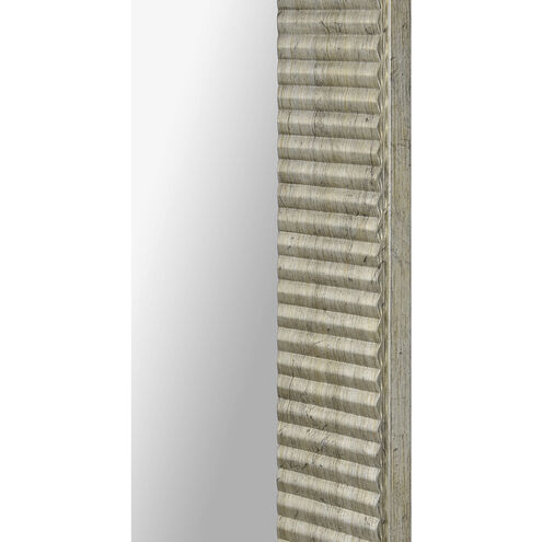 Leda 36 X 24 inch Antique Silver Wall Mirror