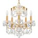 Century 5 Light 17 inch Heirloom Gold Chandelier Ceiling Light