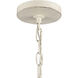 Joanie 4 Light 17.25 inch Antique White Pendant Ceiling Light