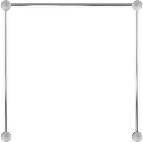 Purolinear 360 LED 25 inch Polished Chrome ADA Wall Bar Light Wall Light