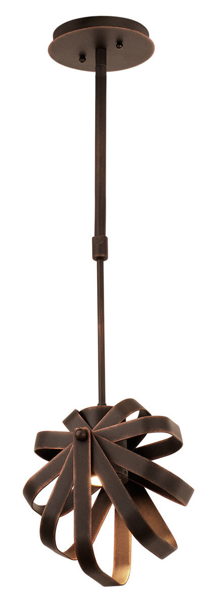 Brandt 1 Light 6.5 inch Florence Gold Mini Pendant Ceiling Light