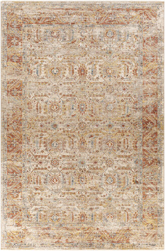 Aspendos 114 X 79 inch Dusty Pink Rug, Rectangle