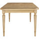 Mathis 86 X 40 inch Bleached French Oak Extension Dining Table