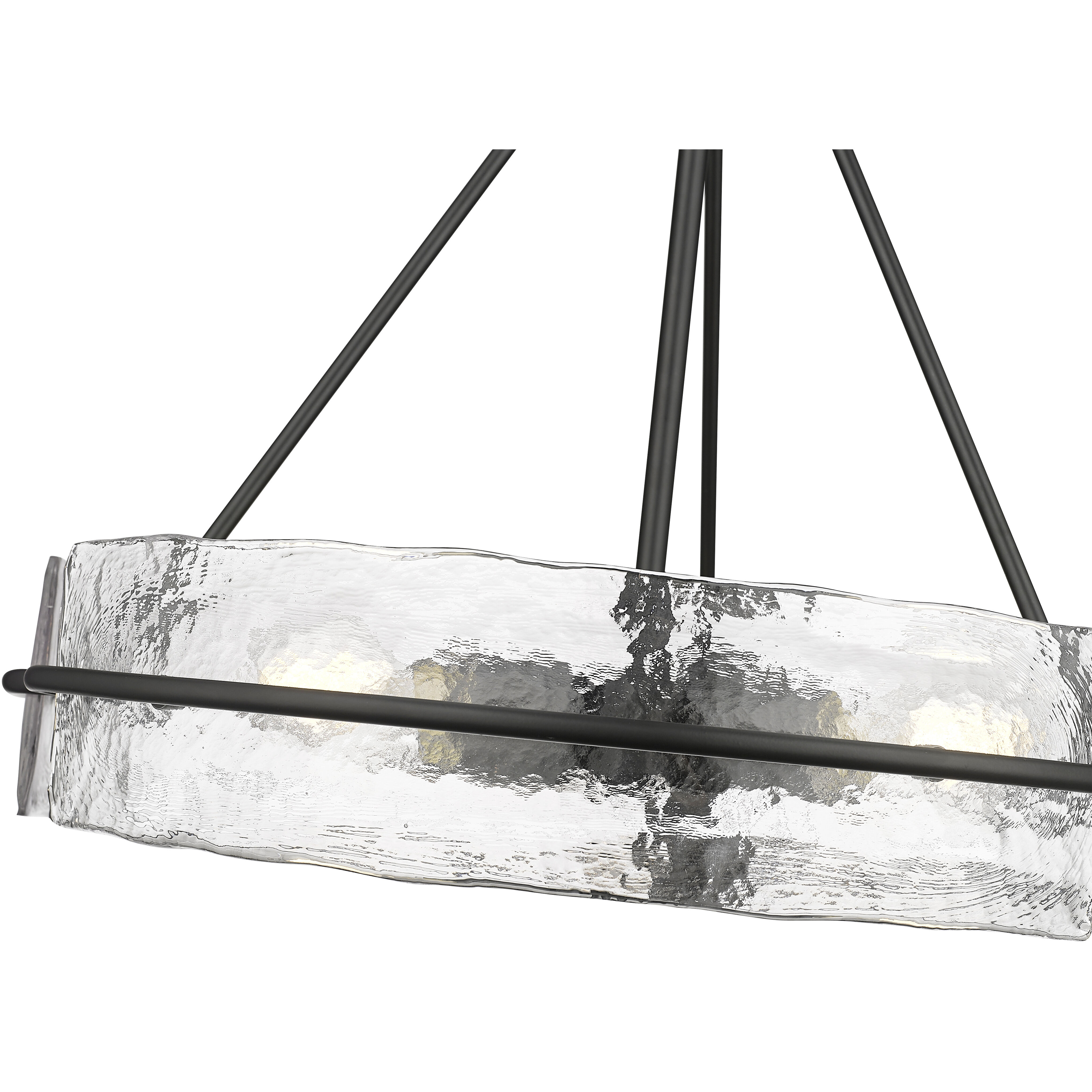 Rezi 3 Light 20 inch Matte Black Pendant Ceiling Light
