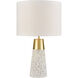 Pamlico Sound 22 inch 150.00 watt Gray with Gold Table Lamp Portable Light