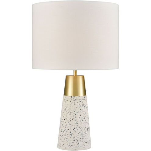 Pamlico Sound 22 inch 150.00 watt Gray with Gold Table Lamp Portable Light