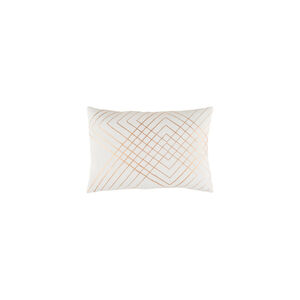 Crescent 19 X 13 inch Cream/Metallic - Copper Pillow Kit