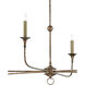 Nottaway 6 Light 61 inch Pyrite Bronze Chandelier Ceiling Light, Large